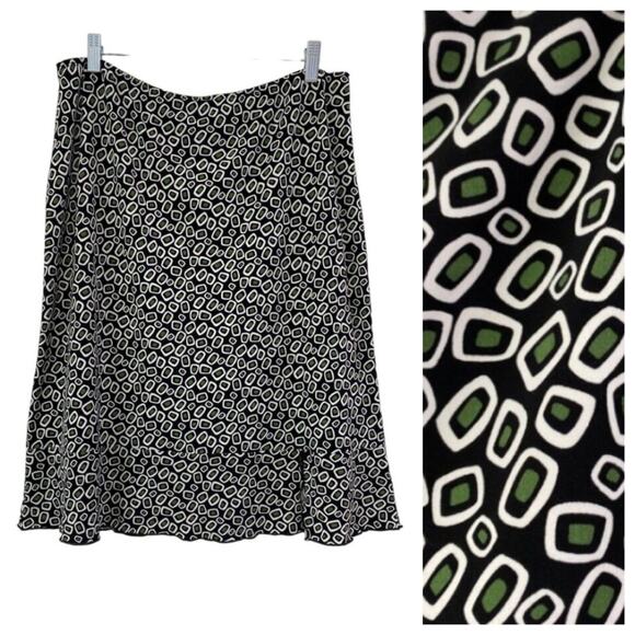 Julie Mitchell Urban Collection Flowy Ruffle Career Skirt Women's Size XL Modern - Picture 1 of 9